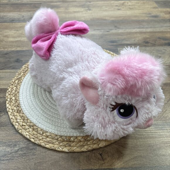 Pillow Pets Disney Princess Sleeping Beauty Aurora Pink Kitty Cat Plush 13” - Picture 1 of 9